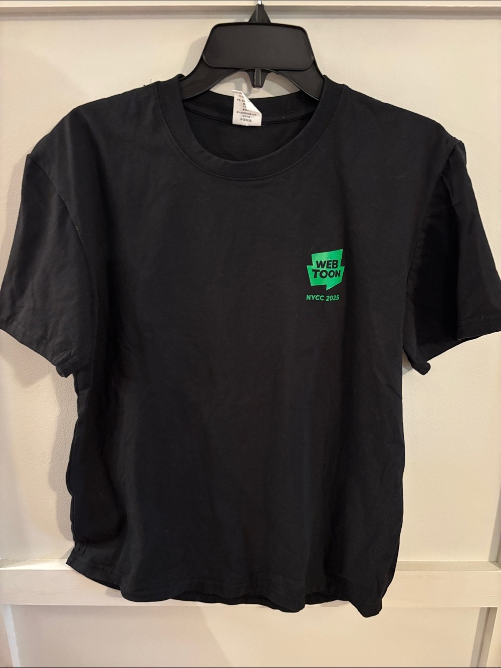 NYCC 2025 Men's Black Short Sleeve Tee